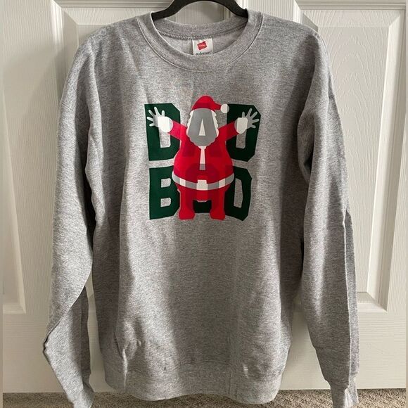 NWT Hanes Men’s Holiday Sweatshirt - Picture 1 of 6